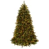 7.5 ft. Pre-Lit Dunhill Fir Tree with Multicolor, Clear Spectrum Lights