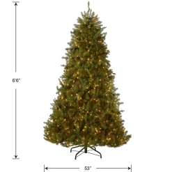 6.5 ft. Pre-Lit Dunhill Fir Tree with Clear Lights