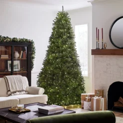 10 ft. Pre-Lit Dunhill Fir Tree with Dual Color LED Lights