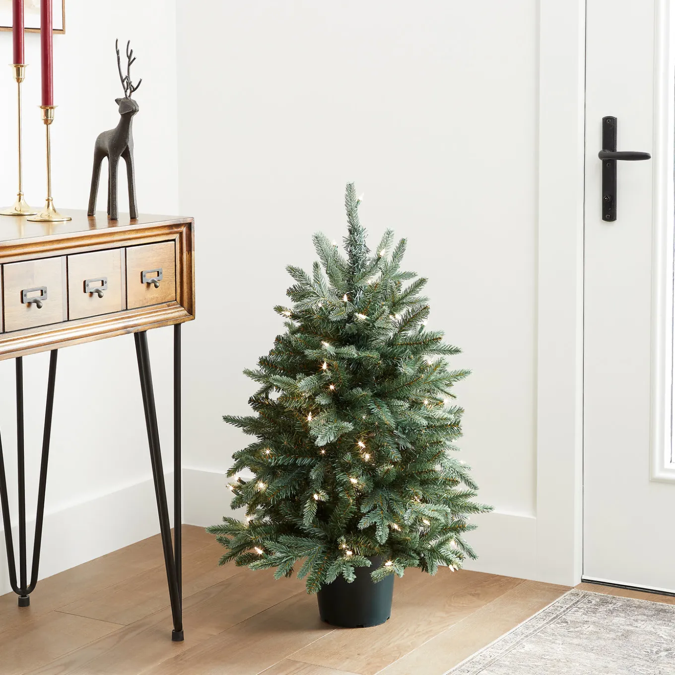3 ft. Pre-Lit Everyday Collection Tree with Clear Lights