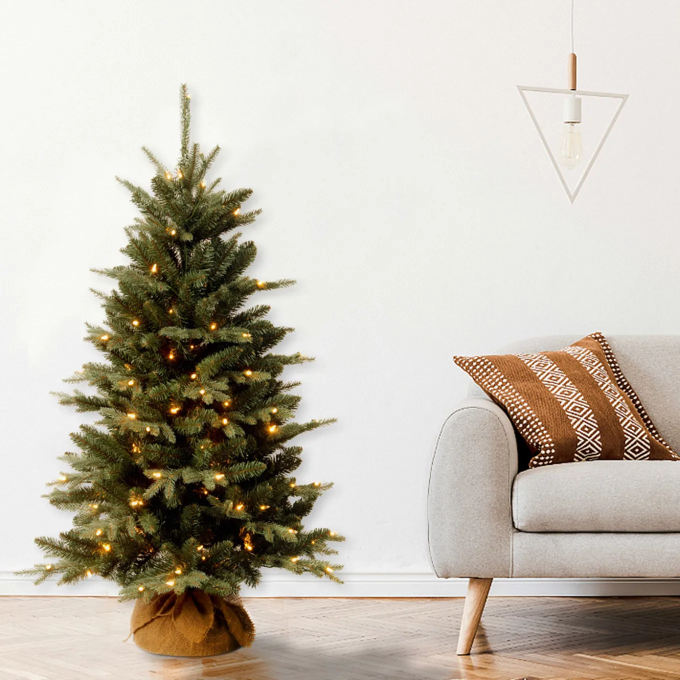 4 ft. Pre-Lit Everyday Collection Tree with Clear Lights