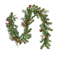 6 ft. Pre-Lit First Traditions Christmas Joy Garland