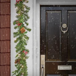 6 ft. Pre-Lit First Traditions Christmas Joy Garland