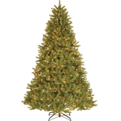 7.5 ft. Pre-Lit Grande Fir Medium Tree with Clear Lights