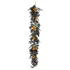 6 ft. Pre-Lit Halloween Garland with Pumpkins and LED Lights