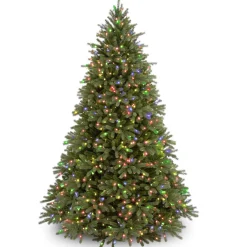 6.5 ft. Pre-Lit Jersey Fraser Fir Tree with Multicolor Lights