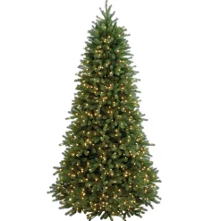 7.5 ft. Pre-Lit Jersey Fraser Fir Slim Tree with Clear Lights