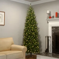 7.5 ft. Pre-Lit Kingswood Fir Tree with PowerConnect Light Parade LED Lights