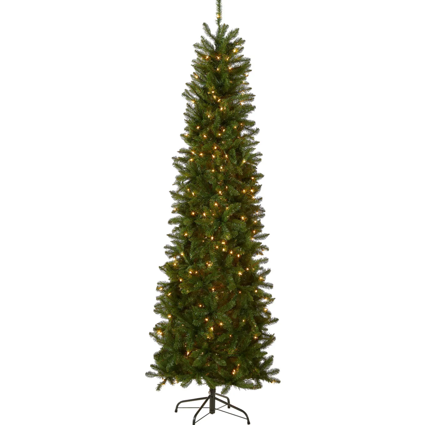 7.5 ft. Pre-Lit Kingswood Fir Pencil Tree with Clear Lights