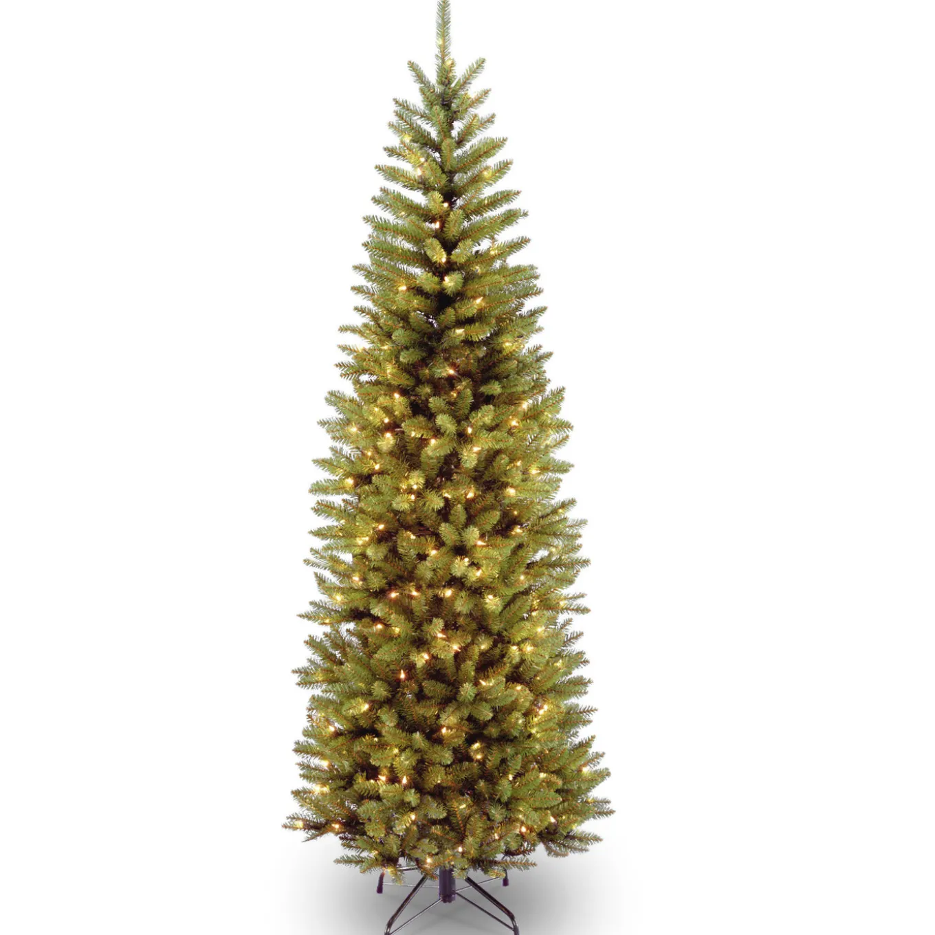 6.5 ft. Pre-Lit Kingswood Fir Pencil Tree with Clear Lights