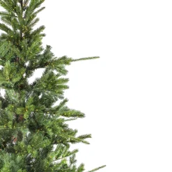 10 ft. Pre-Lit Lark Pine Feel Real Medium Tree with Warm White LED Rice Lights