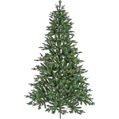 7.5 ft. Pre-Lit Merryweather Fir Feel Real Tree with Clear Lights