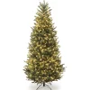 9 ft. Pre-Lit Natural Fraser Fir Slim Tree with Clear Lights