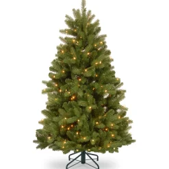 5 ft. Pre-Lit Newberry Spruce Tree with Clear Lights