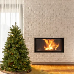 5 ft. Pre-Lit Newberry Spruce Tree with Clear Lights