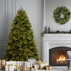 6 ft. Pre-Lit Newberry Spruce Tree with Clear Lights