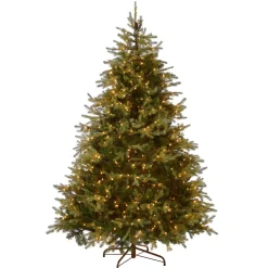 9 ft. Pre-Lit Nordic Spruce Medium Tree with Clear Lights