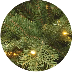 7.5 ft. Pre-Lit Nordic Spruce Medium Tree with Clear Lights