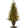 4 ft. Pre-Lit Nordic Spruce Tree with Clear Lights