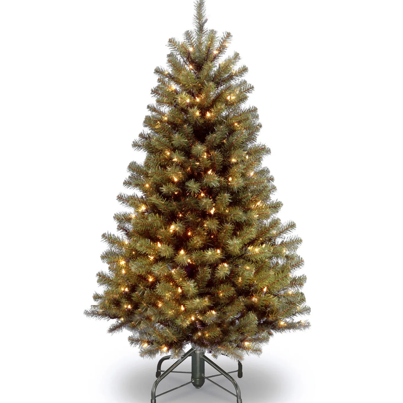 5 ft. Pre-Lit North Valley Spruce Tree with Clear Lights