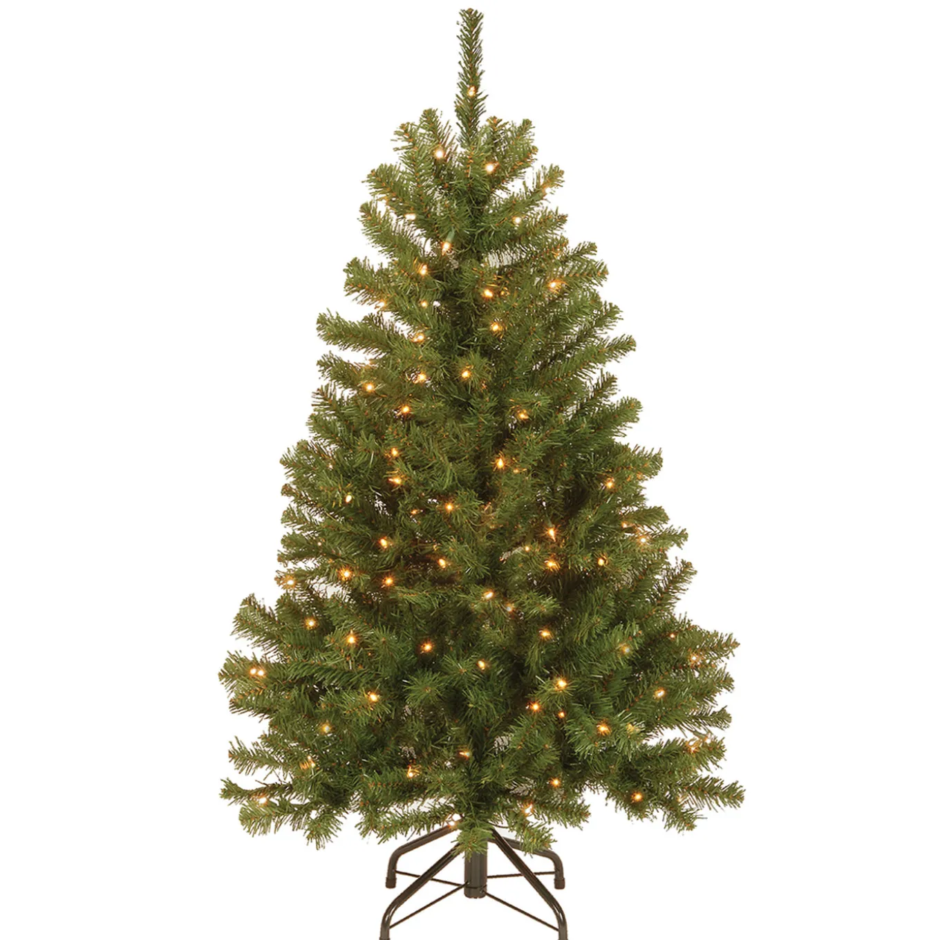 4.5 ft. Pre-Lit North Valley Spruce Tree with Clear Lights
