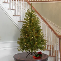 4.5 ft. Pre-Lit North Valley Spruce Tree with Clear Lights