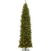 10 ft. Pre-Lit North Valley Spruce Pencil Slim Tree with Clear Lights