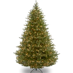 6.5 ft. Pre-Lit Norway Spruce Tree with Clear Lights