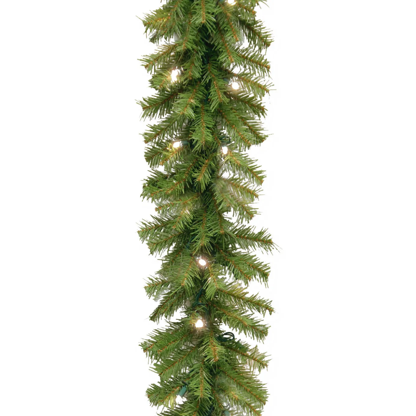 9 ft. Pre-Lit Norwood Fir Garland with Twinkly LED Lights