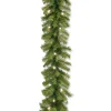 9 ft. Pre-Lit Norwood Fir Garland with Warm White LED Lights