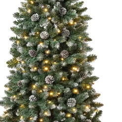 7.5 ft. Pre-Lit Oakley Hills Slim Tree with LED Lights
