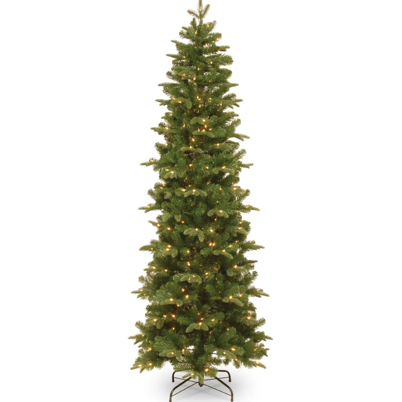 6.5 ft. Pre-Lit Prescott Pencil Slim Tree with Clear Lights