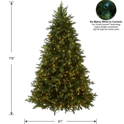 7.5 ft. Pre-Lit Princeton Fraser Fir Tree with PowerConnect and 800 Dual Color LED Lights