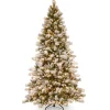 7.5 ft. Pre-Lit Snowy Westwood Pine Full Tree with Clear Lights