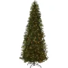 9 ft. Pre-Lit Tiffany Fir Slim Tree with Clear Lights - PE Branch Tips