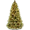 7.5 ft. Pre-Lit Wintry Pine Medium Tree with Clear Lights