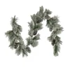 7 ft. Snowy Pine Plastic Garland