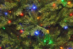 10 ft.Pre-Lit Dunhill Fir Tree with PowerConnect Dual Color LED Lights