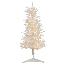 4 ft.Pre-Lit Tree with Warm White LED Lights