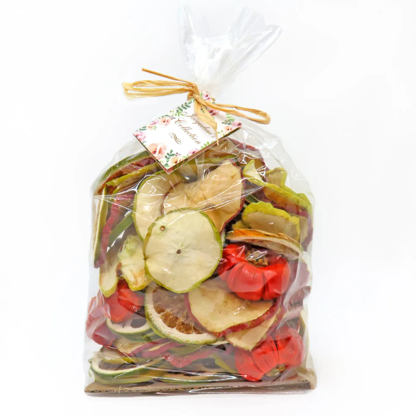 6 in. 250 Gram Mixed Potpourri- Red and Green Apples, Sliced Limes, and Chiles