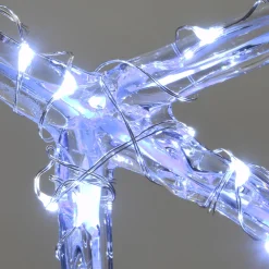 24 in. and 20 in. Ice Crystal Snowflakes with LED Lights