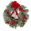 26 in. Berry Pine Plastic Wreath