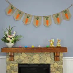 70 in. Carrots Hanging Easter Banner Decoration