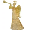 60 in. Champagne Angel Decoration with LED Lights