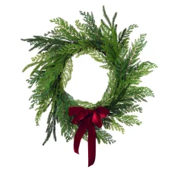 24 in. Christmas Cottage Wreath