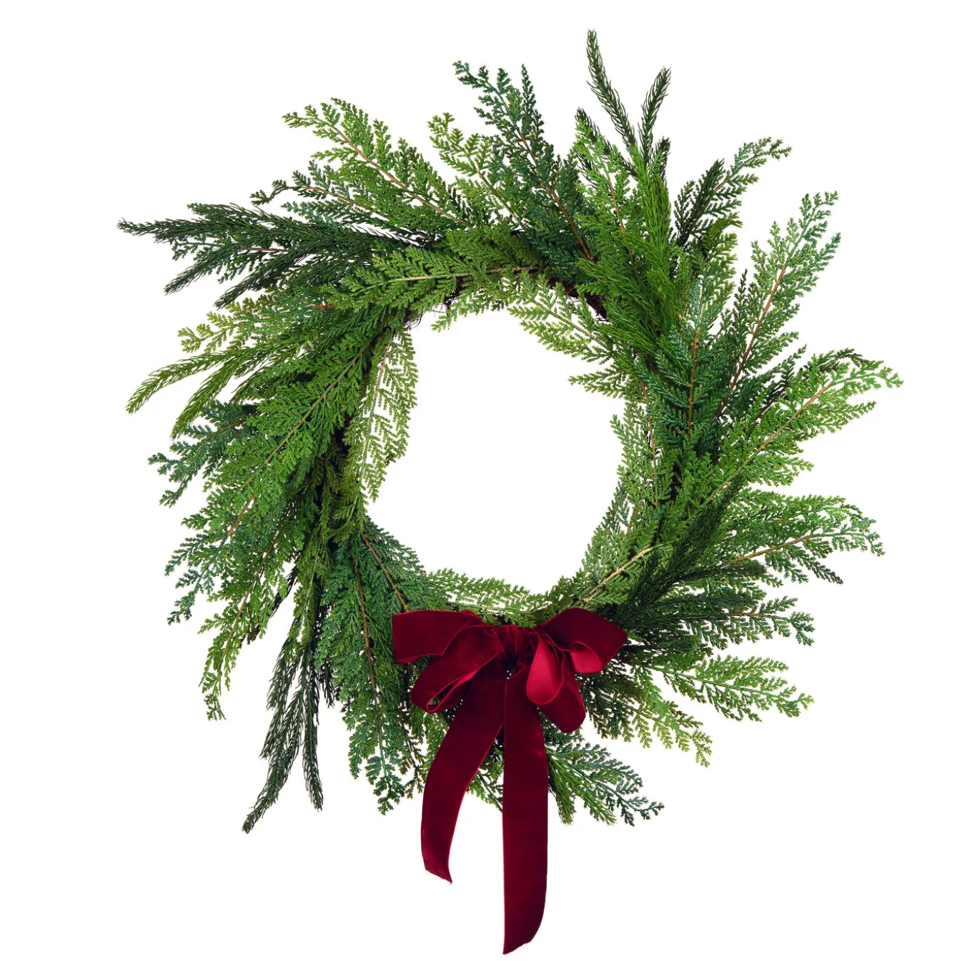 24 in. Christmas Cottage Wreath