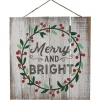 13 in. Christmas Holiday Wall Sign