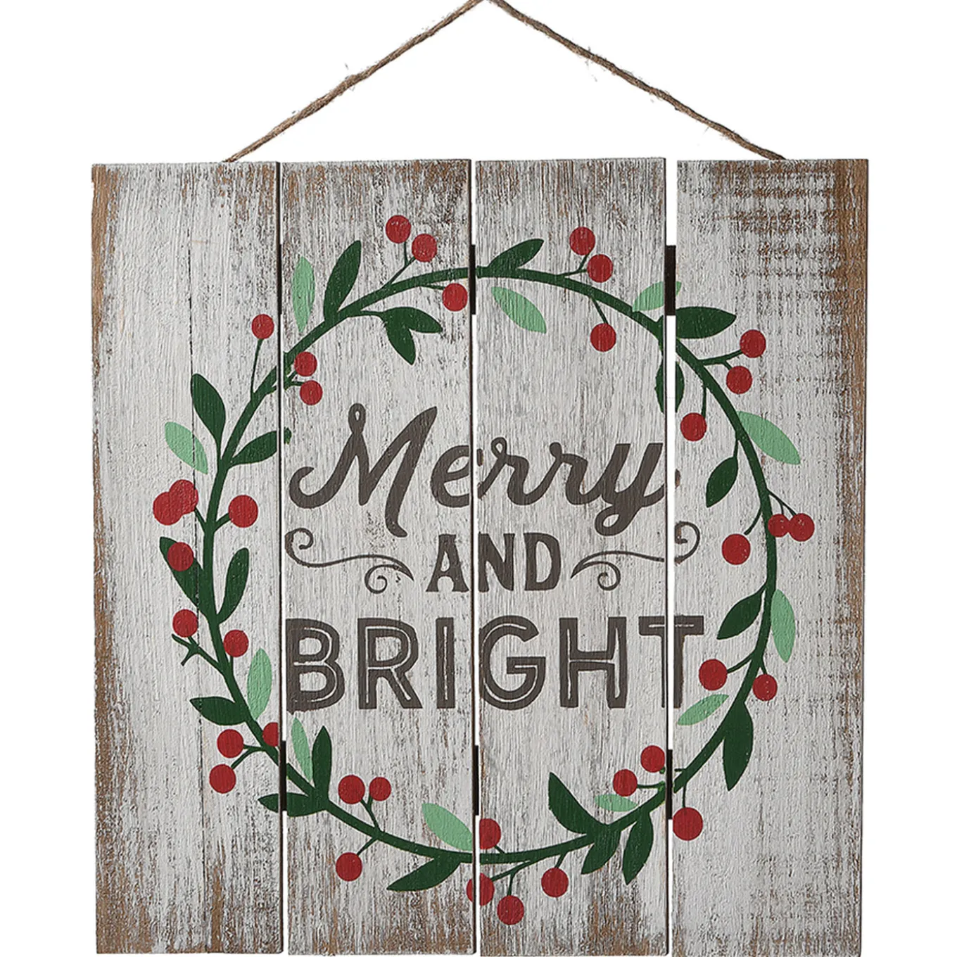 13 in. Christmas Holiday Wall Sign