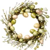20 in. Easter Wreath Decorated With Eggs