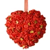 7 in. Floral Red Roses Heart
